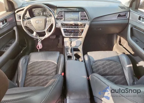 2016 Hyundai Sonata Sport z USA, uszkodzony, nr VIN 5NPE34AF8GH337830